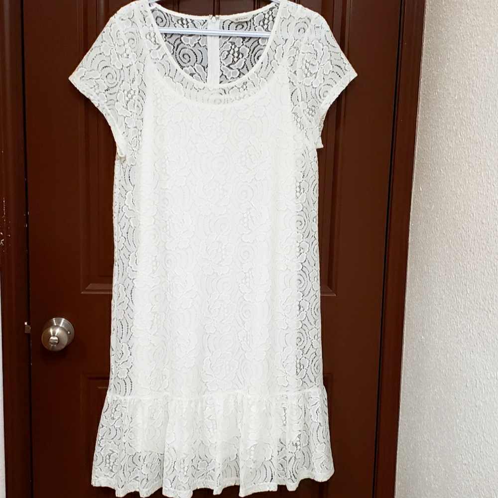 White Lace dress, Ariat ... size large